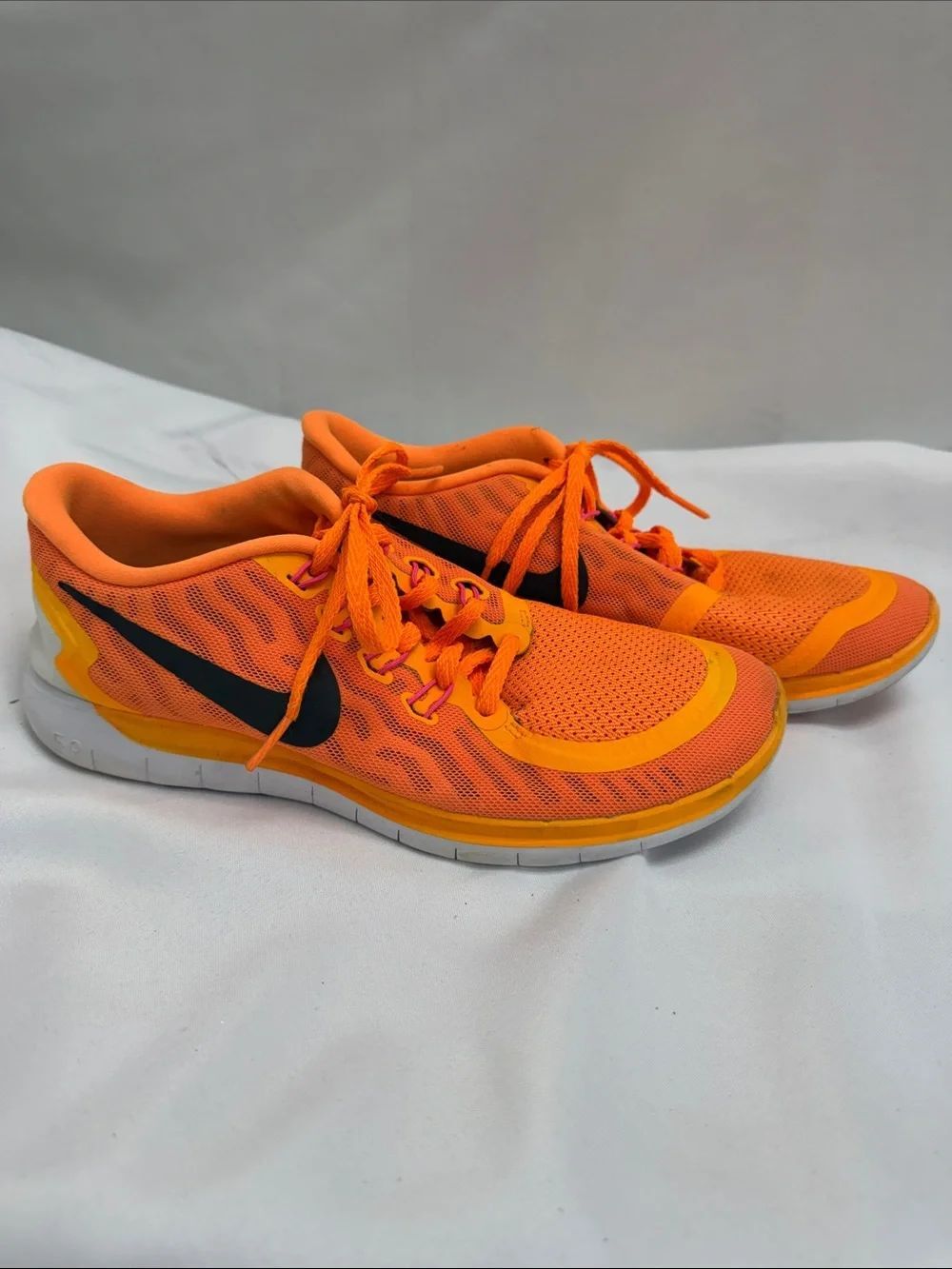 Nike Orange and Black Women’s Athletic Sneakers